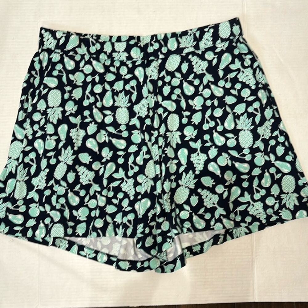 J.Jill Wherever Collection Elastic Waistband Side Pockets Pull On Shorts Size XL